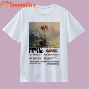 Gorillaz The Mountain Tour 2026 T Shirt